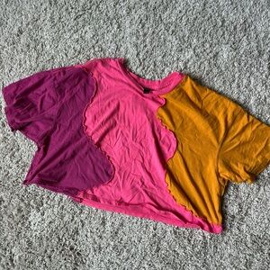 Wild fable loose fit crop tee